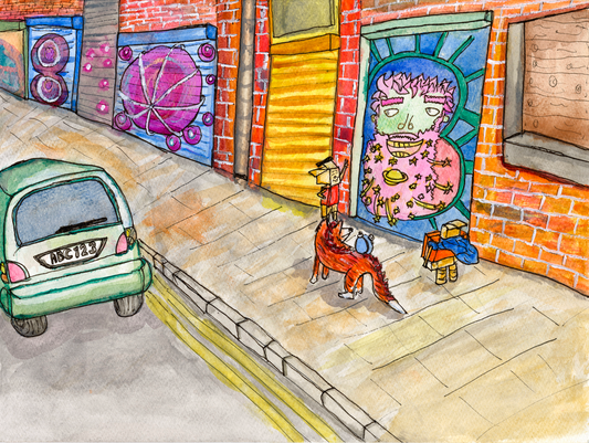 Giclee Print: The Street Spirits of Shoreditch Page 19 & 20 of Book 4: The Broken Clock